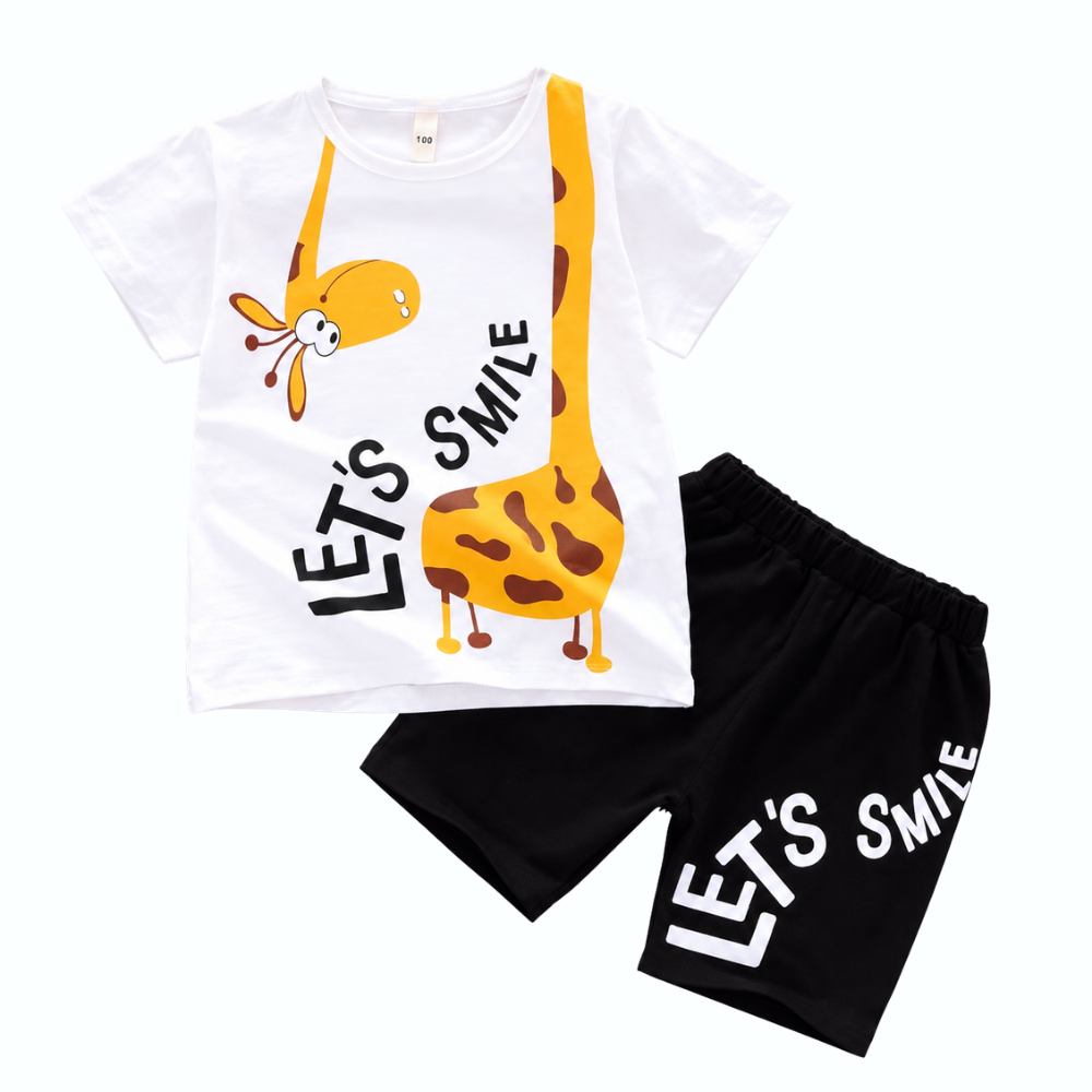 T-shirt And Short Pant For Kids Baby Boys And Baby Girls - kids summer set (view 1)